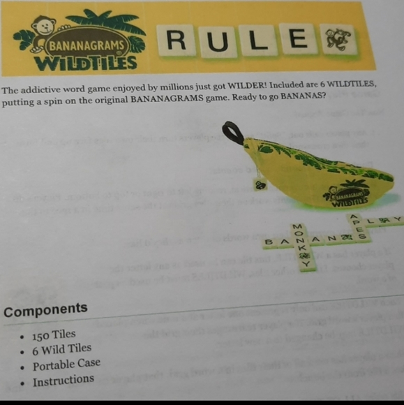 Bananagrams WildTiles - Picture 4 of 4